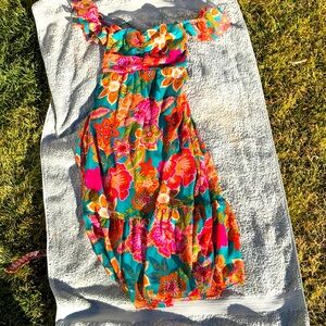 Ruffle Sleeve Summer Dress